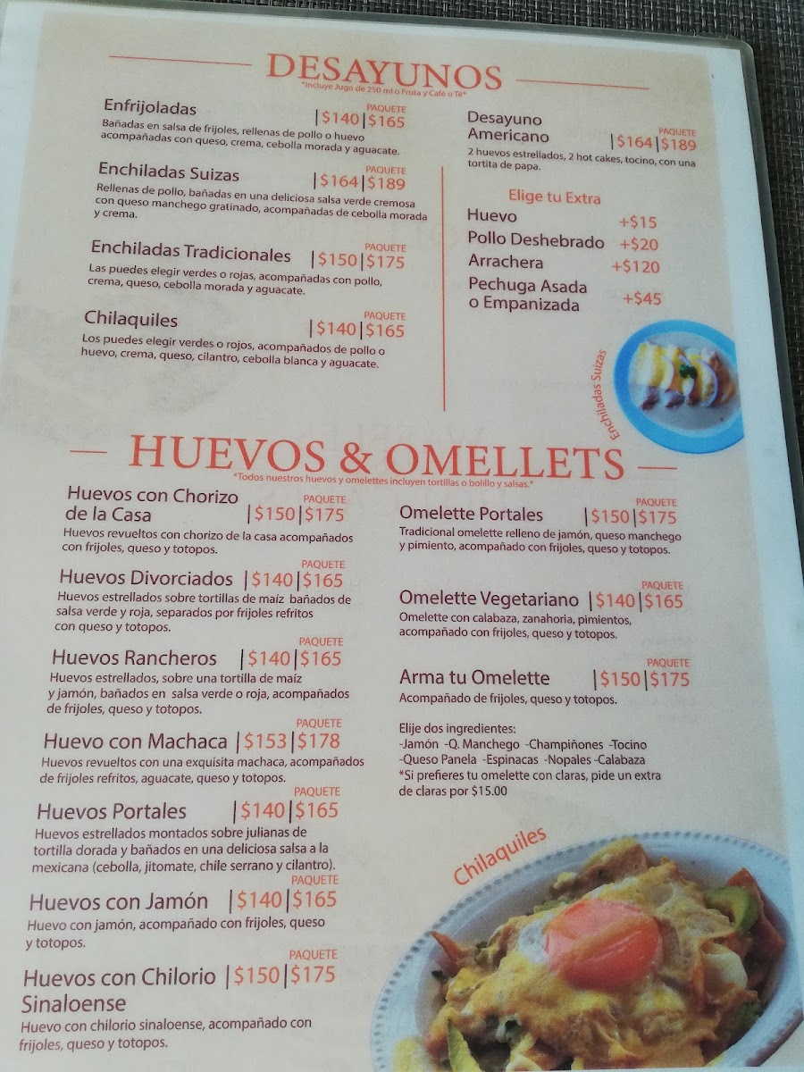 Restaurante Los Portales Pachuca Photo Menu 1
