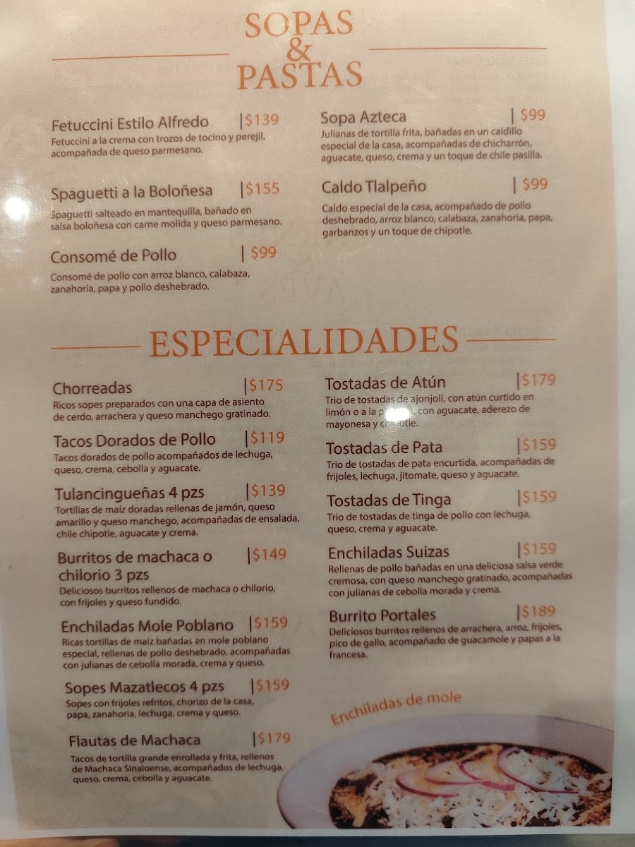 Restaurante Los Portales Pachuca Photo Menu 10