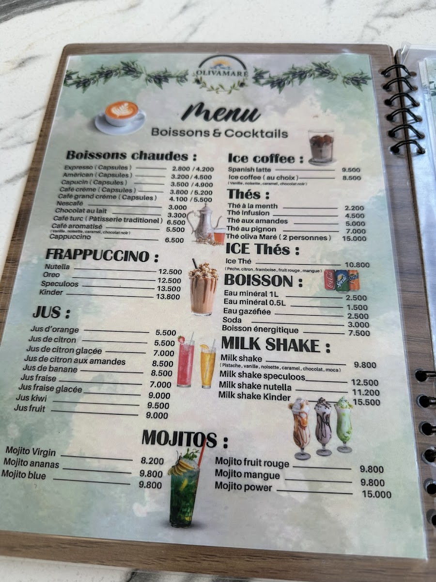 Oliva mare Photo Menu 3