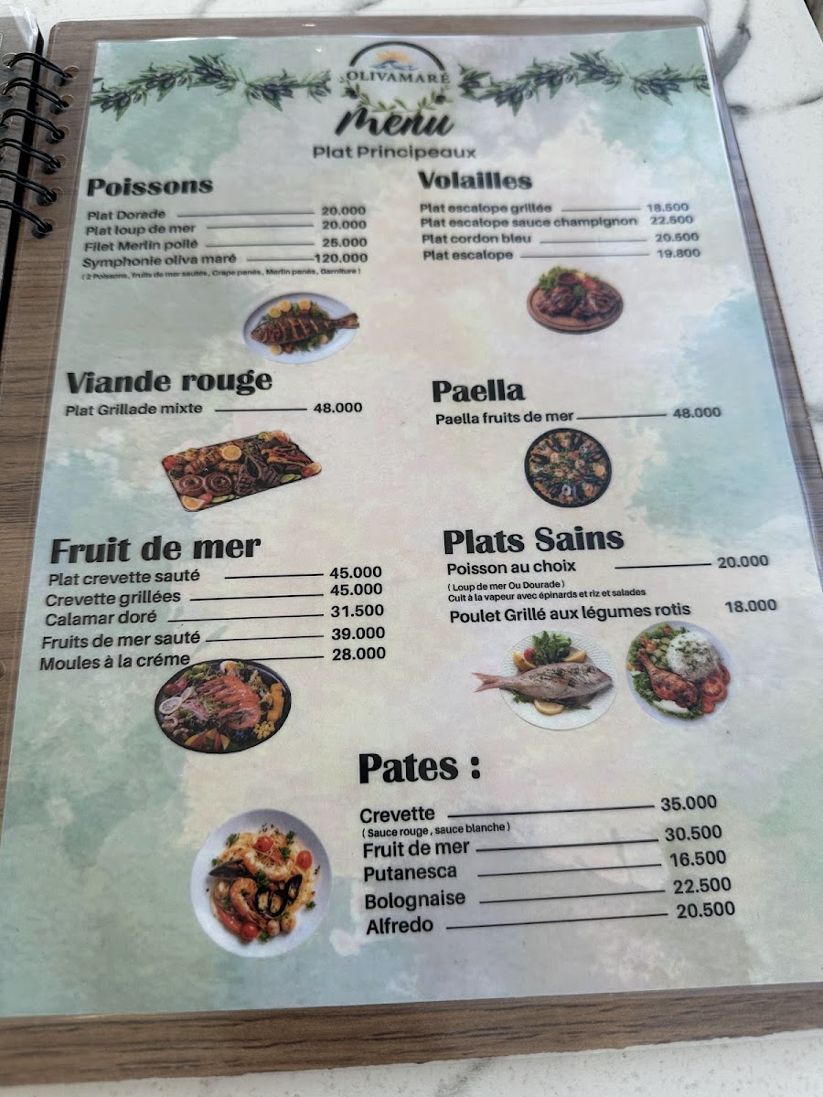 Oliva mare Photo Menu 6