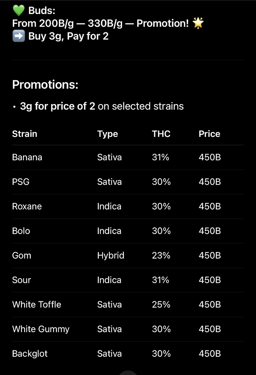 STARBUDS 420 Photo Menu 3