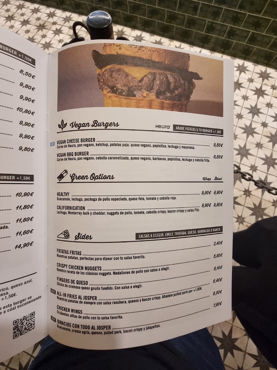 The Fitzgerald Burger Company Photo Menu 10