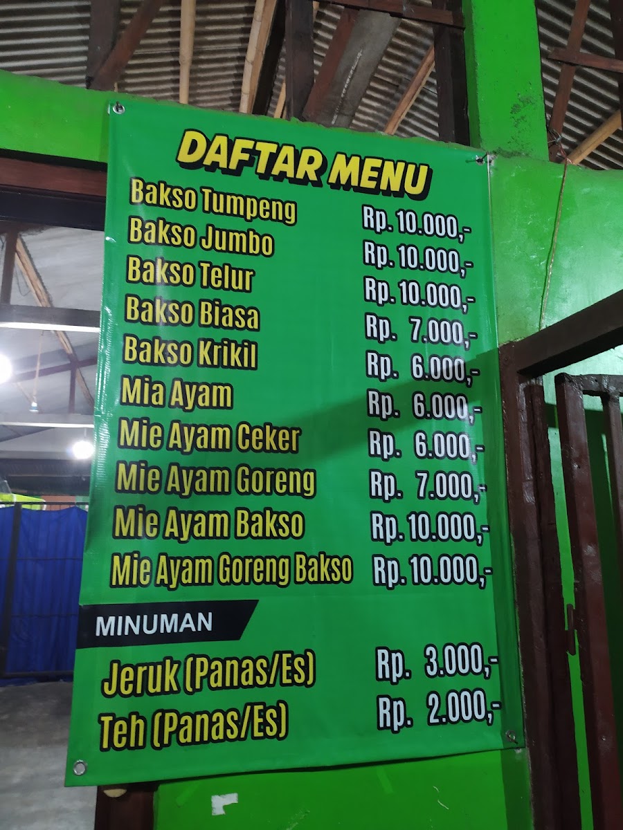 Bakso dan Mie Ayam Mudal Photo Menu 1