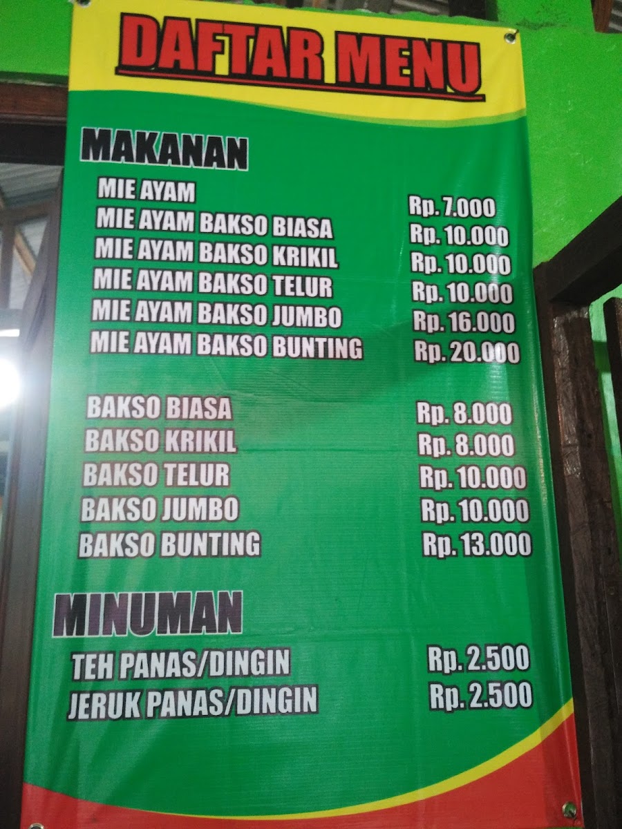 Bakso dan Mie Ayam Mudal Photo Menu 6