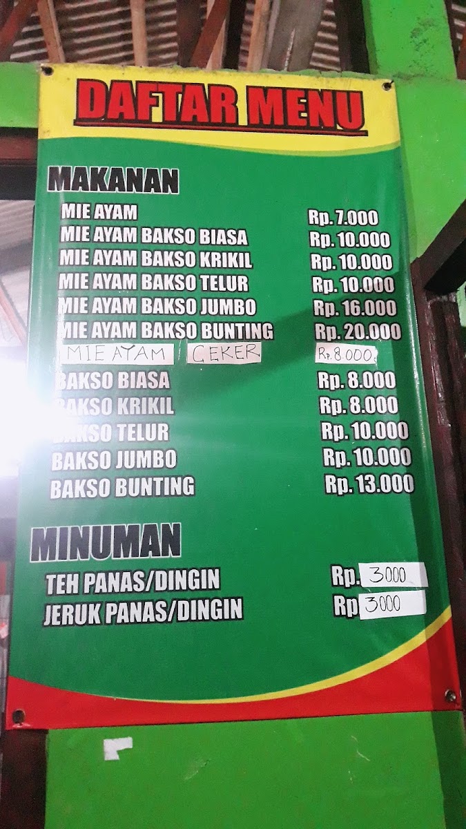 Bakso dan Mie Ayam Mudal Photo Menu 7