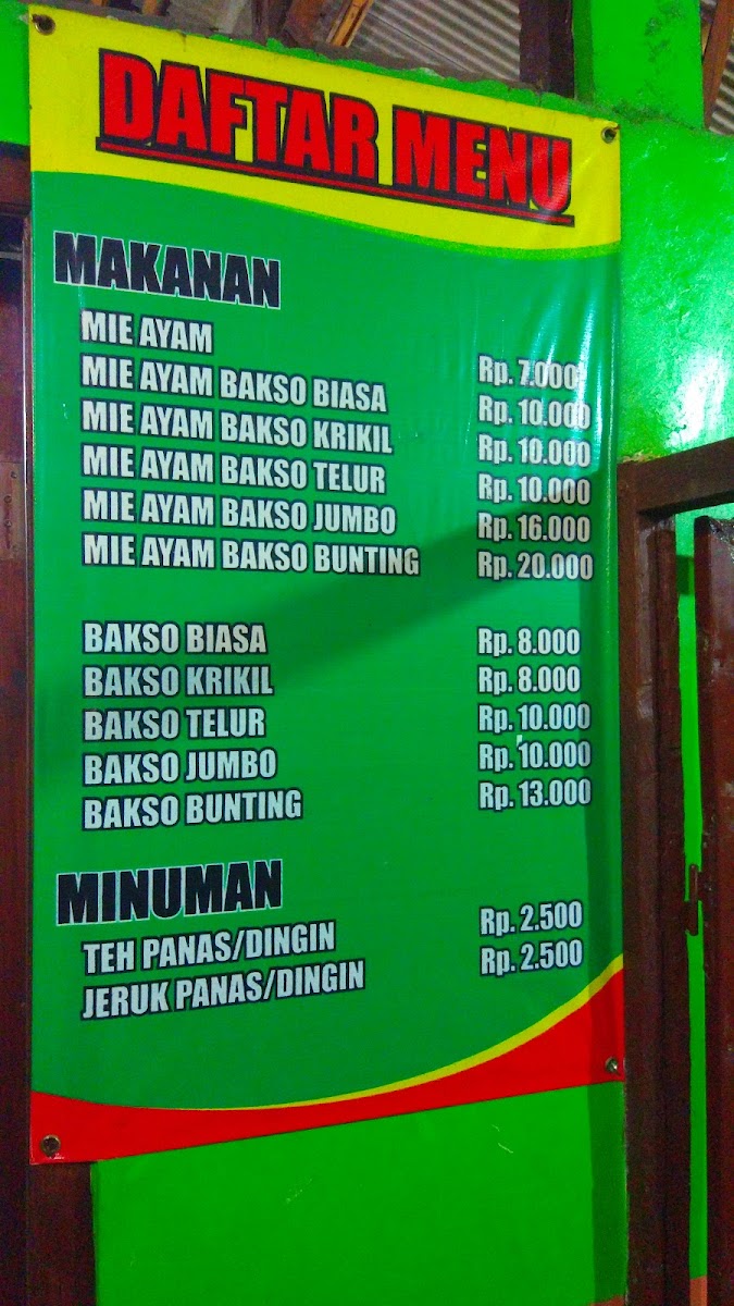 Bakso dan Mie Ayam Mudal Photo Menu 9