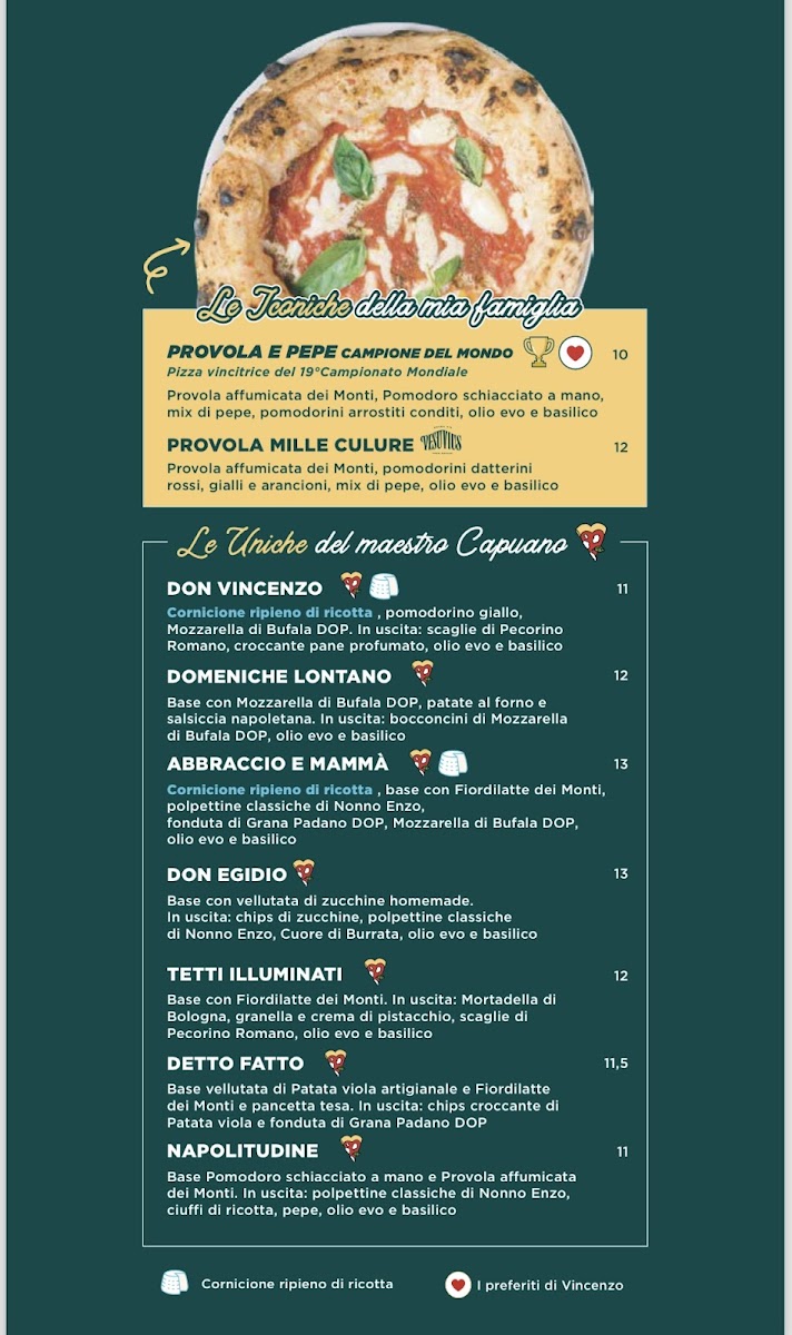 Pizzeria Vincenzo Capuano La Spezia Photo Menu 1