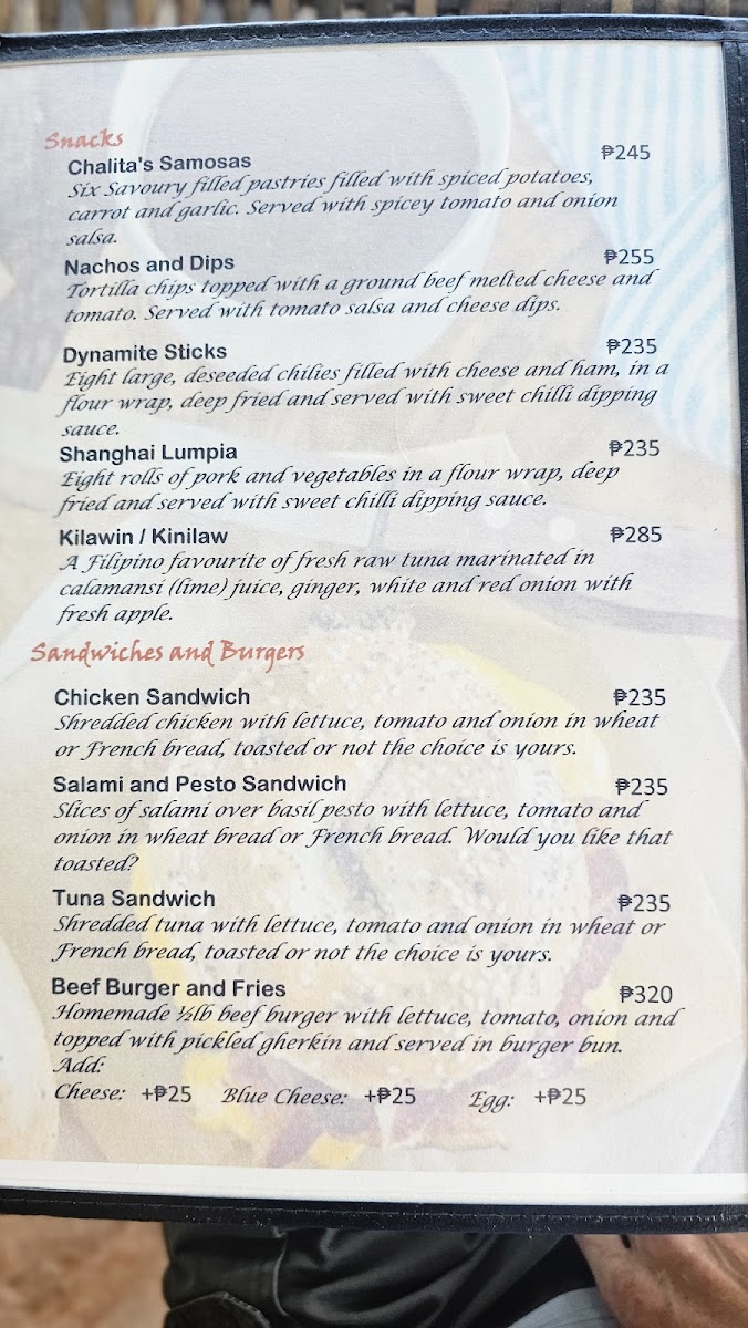The Halfway Cafe Photo Menu 7