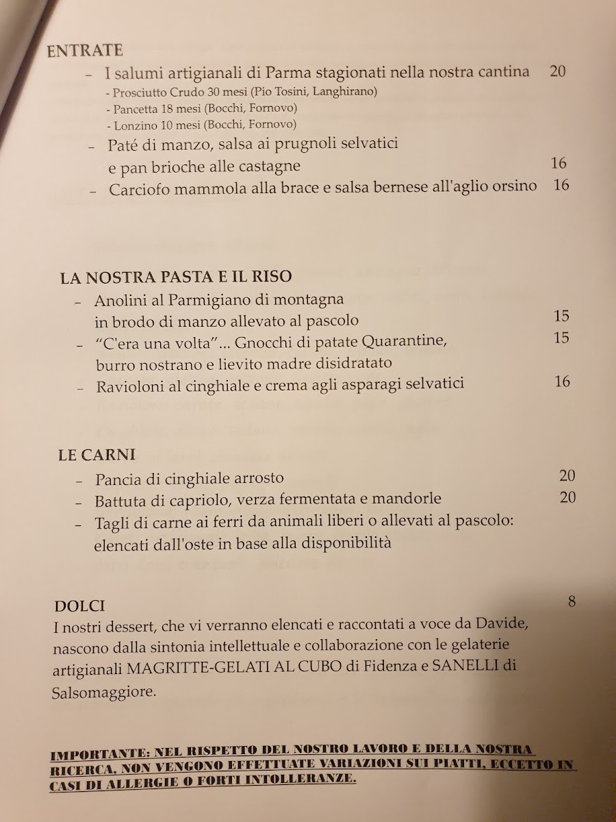 Osteria del Castellazzo Photo Menu 4