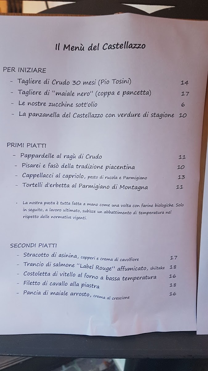 Osteria del Castellazzo Photo Menu 8