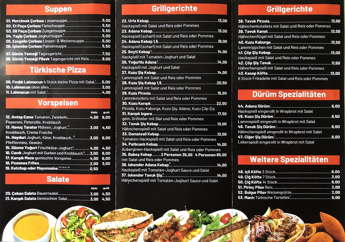 Ali Usta Ocakbaşı Restaurant - Duisburg Photo Menu 2