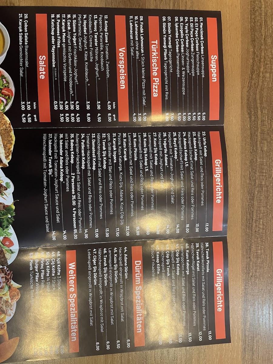 Ali Usta Ocakbaşı Restaurant - Duisburg Photo Menu 8