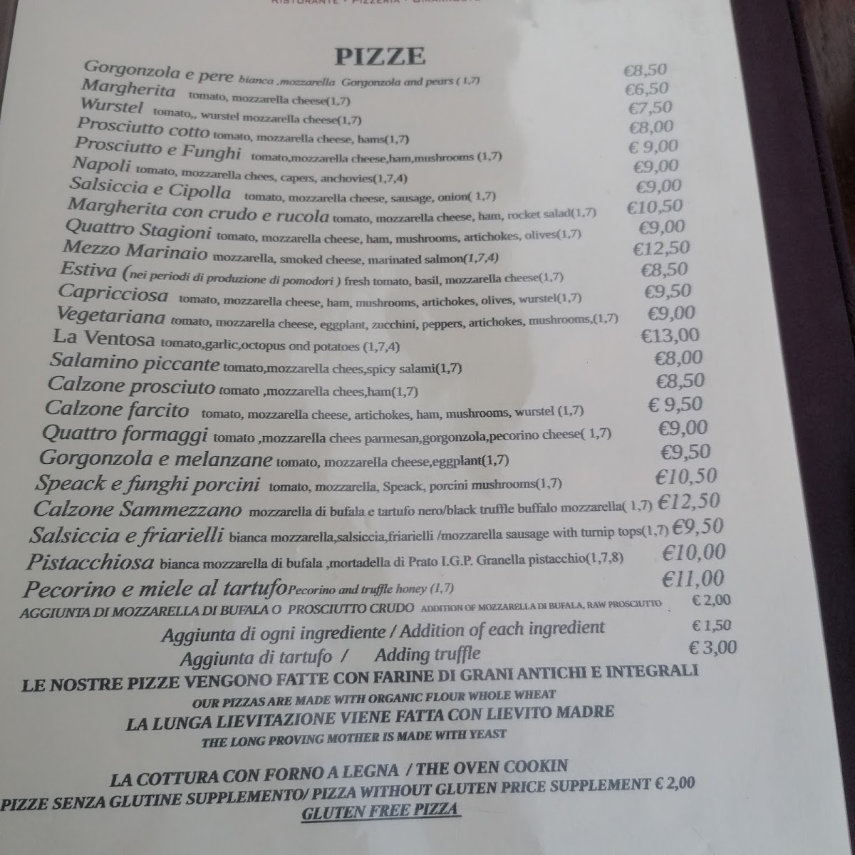 Ristorante Piazzamagno Pizzeria Photo Menu 3