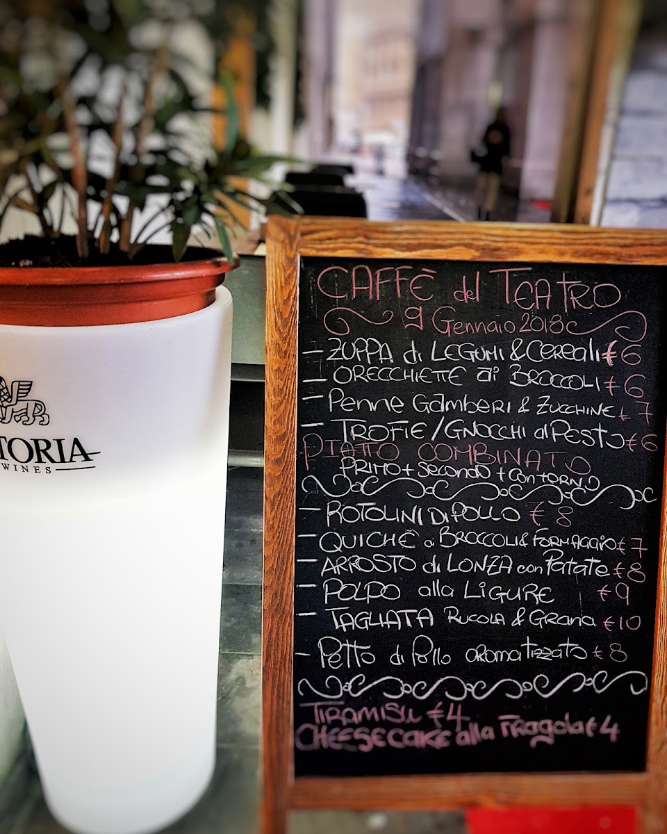 Caffè Del Teatro Genova Photo Menu 4