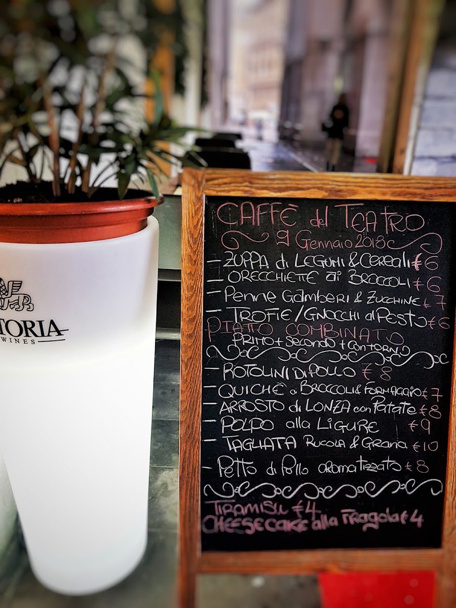 Caffè Del Teatro Genova Photo Menu 5