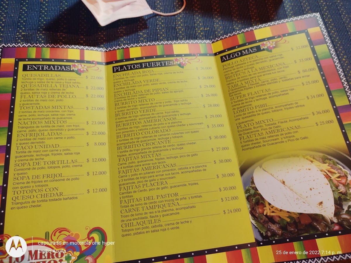 A LO MERO MACHO Photo Menu 3