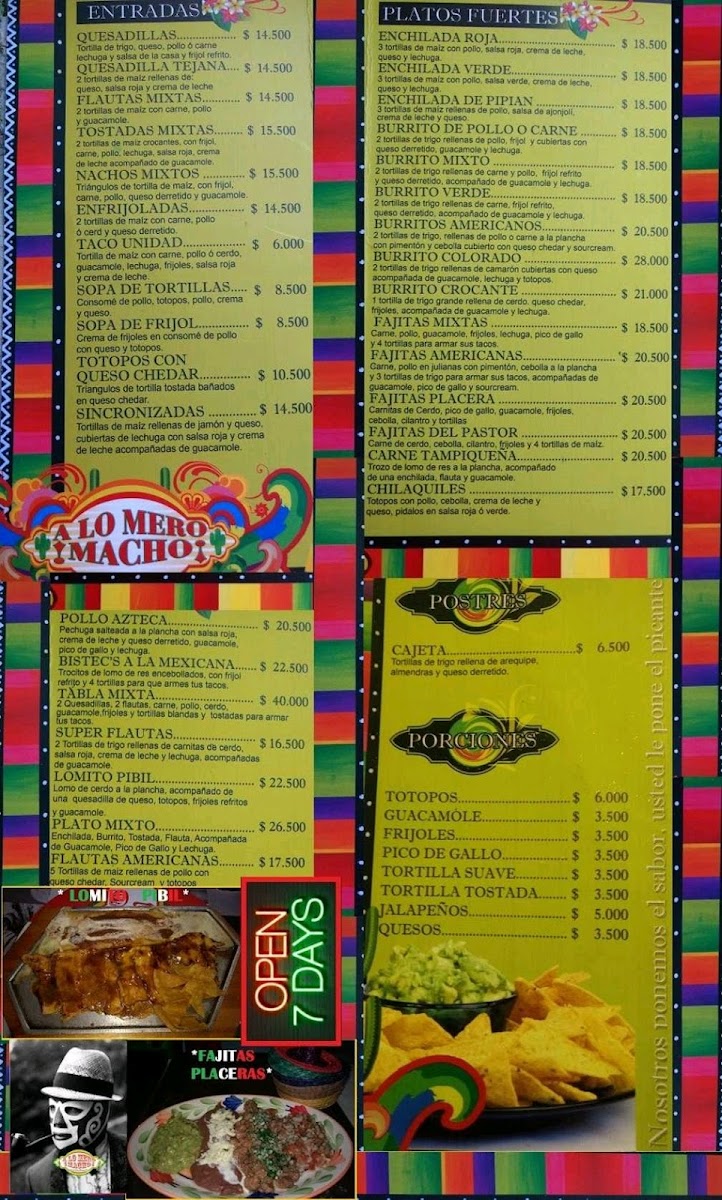 A LO MERO MACHO Photo Menu 4