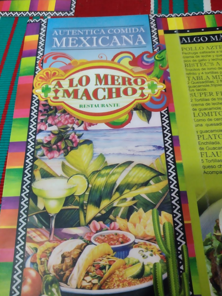 A LO MERO MACHO Photo Menu 5