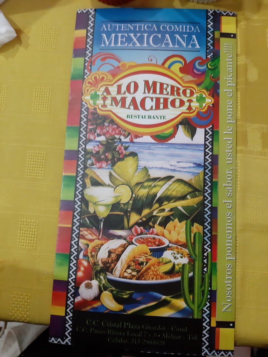 A LO MERO MACHO Photo Menu 6