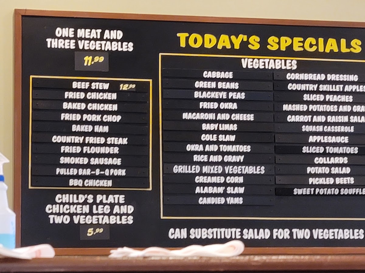 Lizard's Thicket Restaurant Photo Menu 10