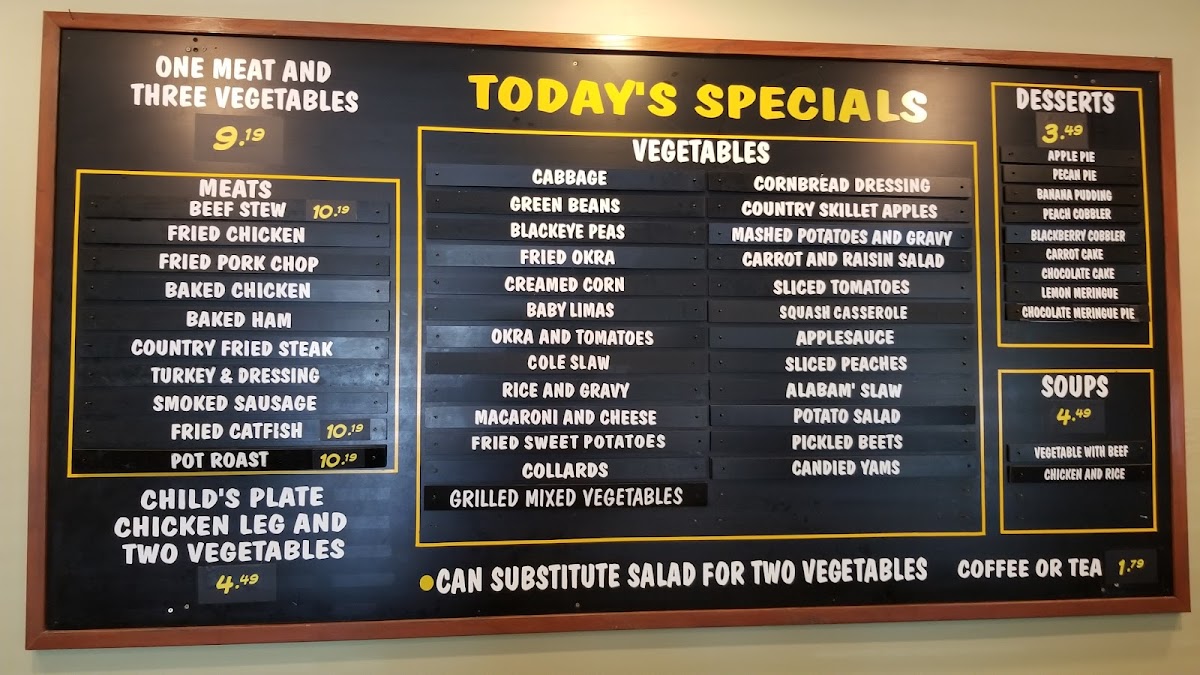 Lizard's Thicket Restaurant Photo Menu 8