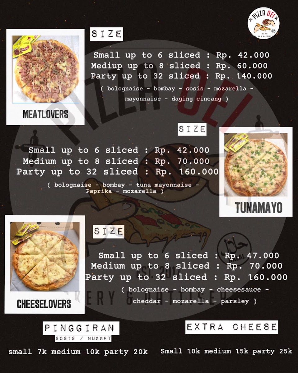Pizza Oei and Pattiserie Photo Menu 2