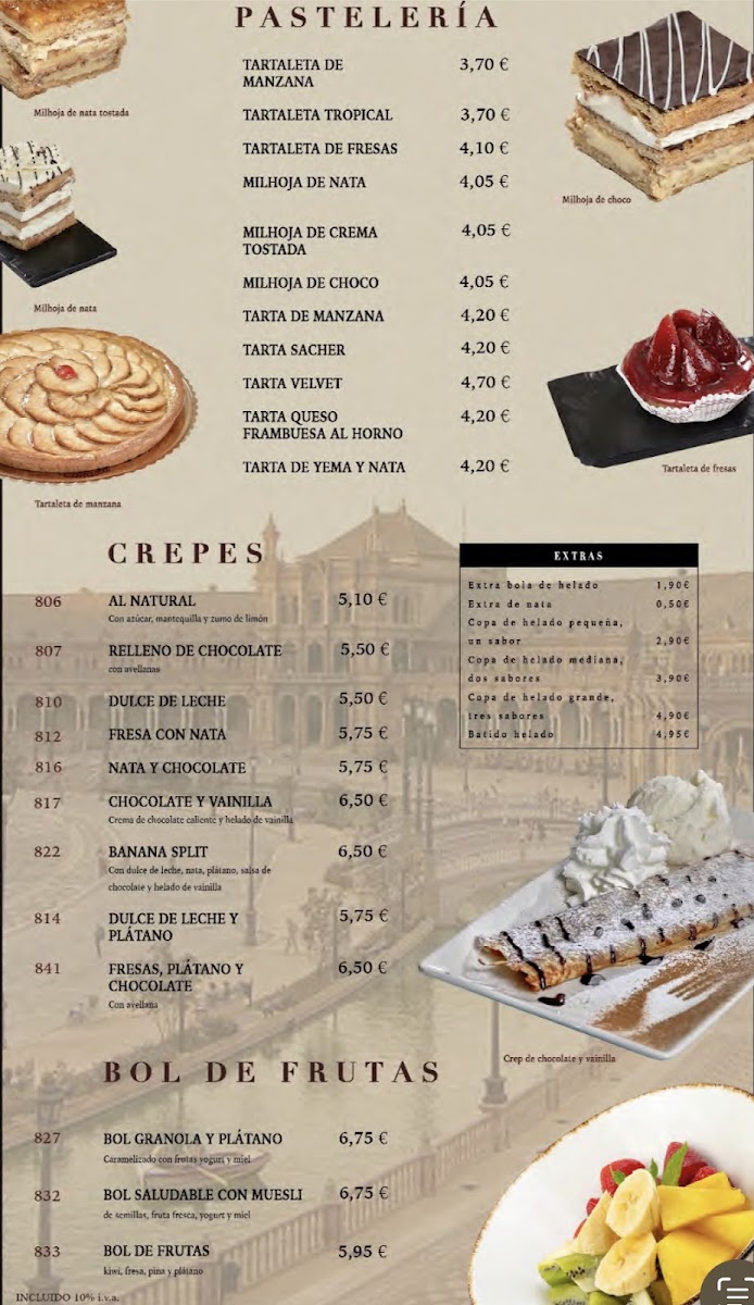 Cafetería Pastelería La Canasta Photo Menu 5