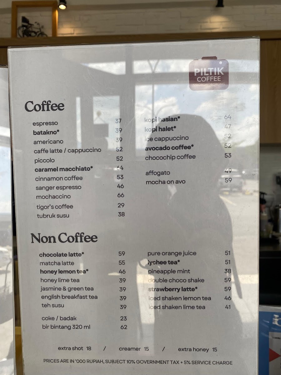 Piltik Cafe SILANGIT Photo Menu 1