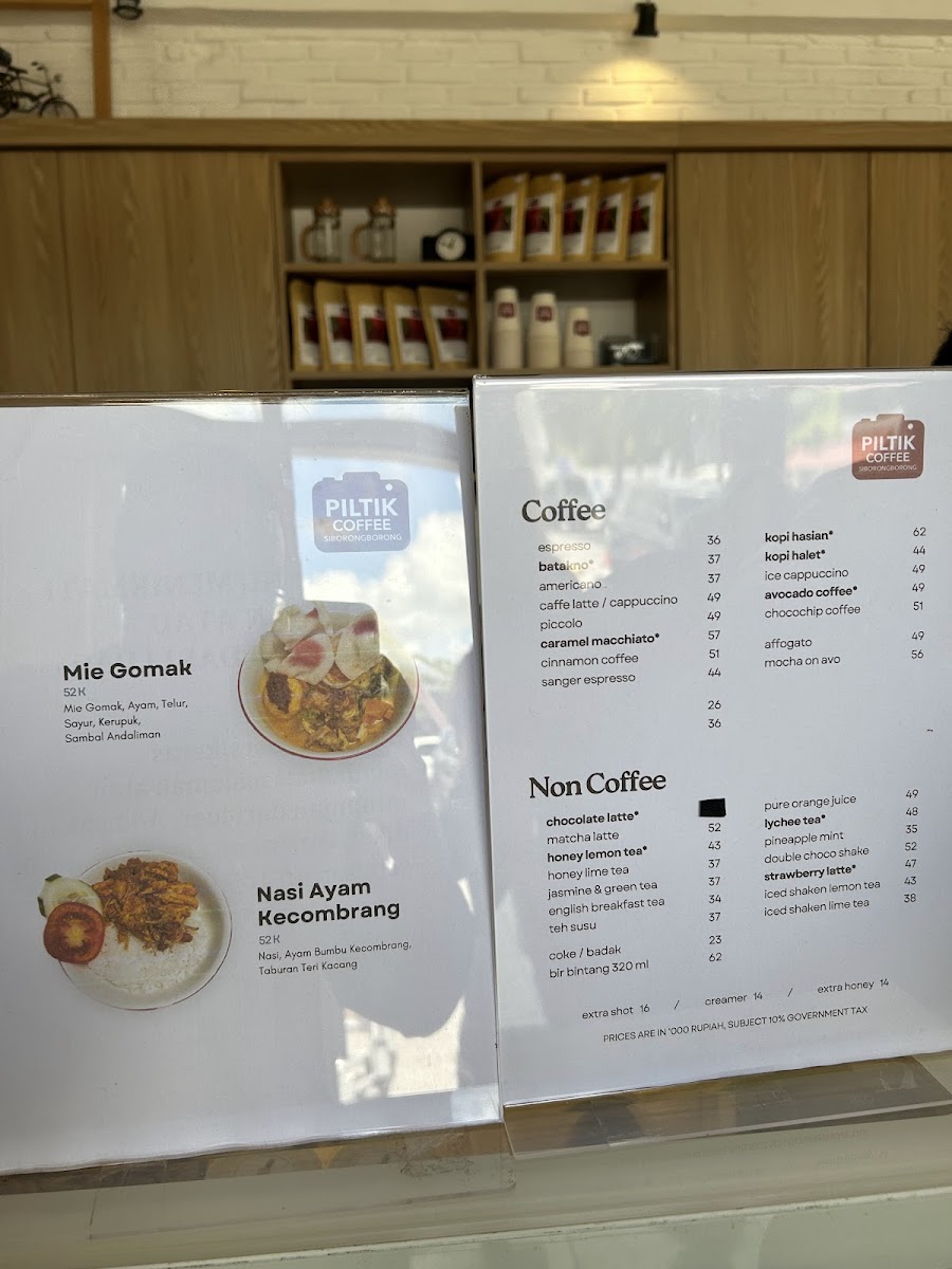 Piltik Cafe SILANGIT Photo Menu 2