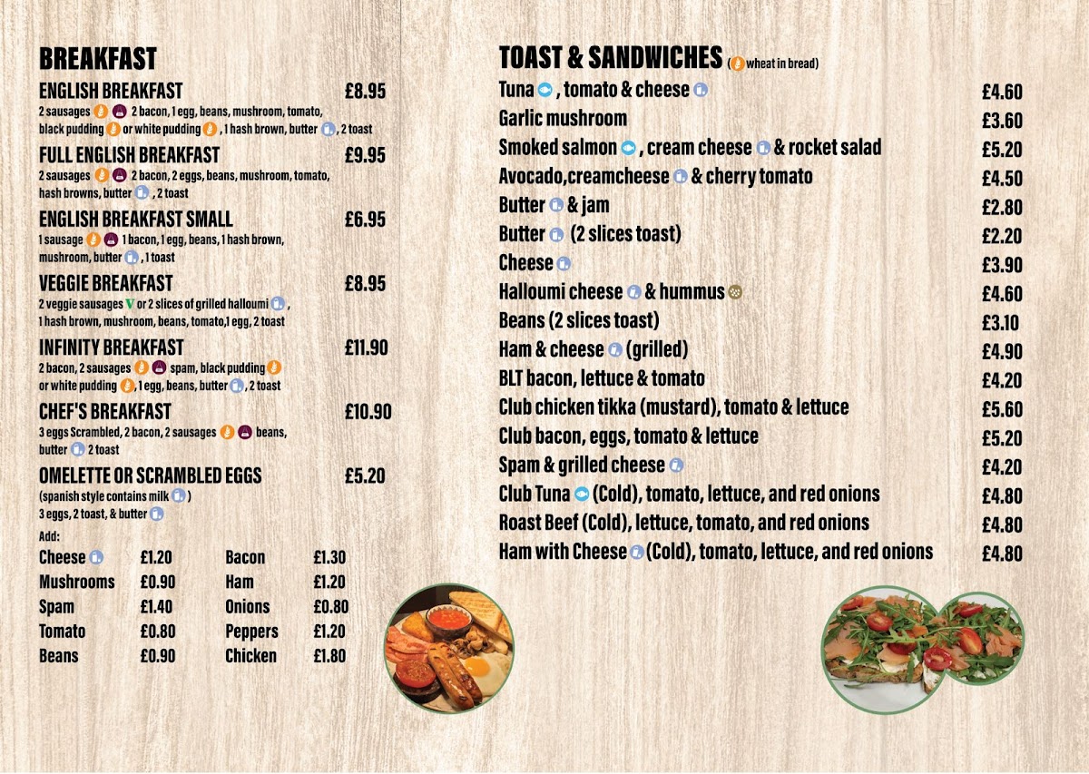 Infinity Coffee Grill Photo Menu 2