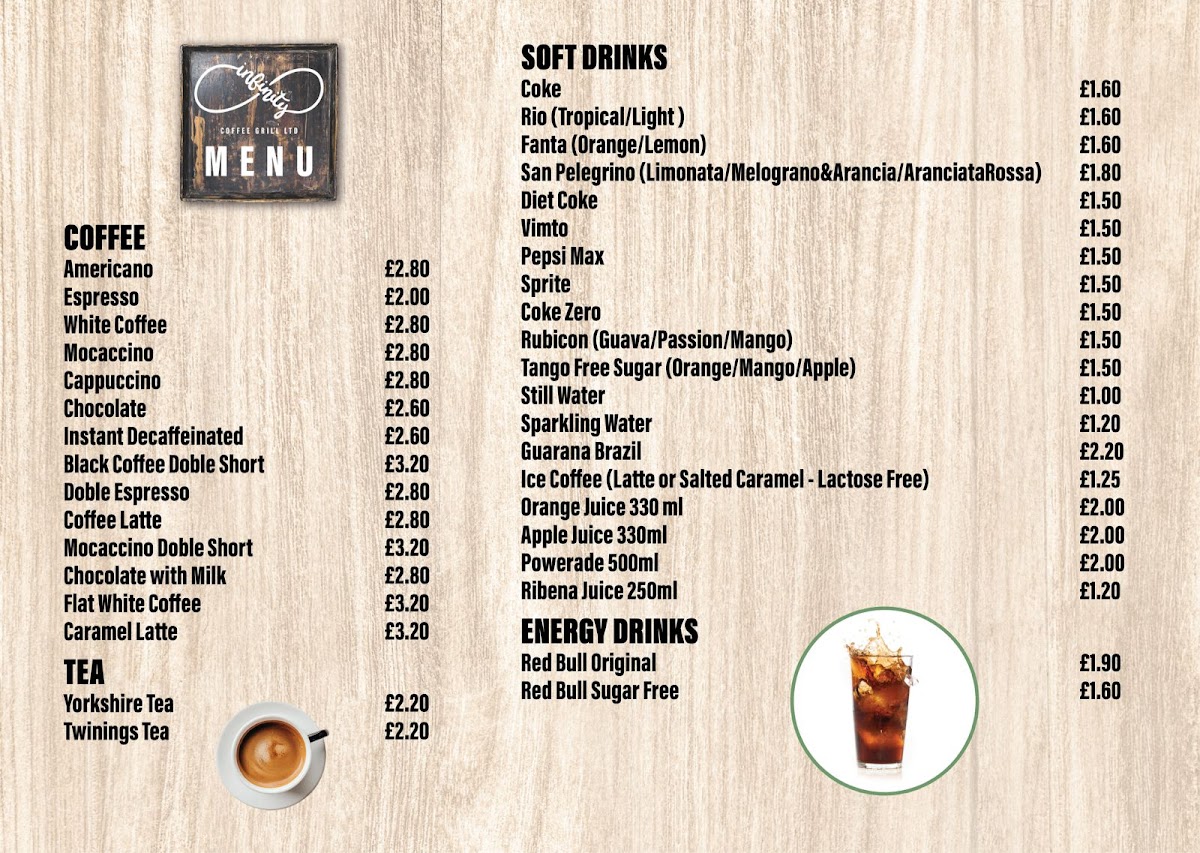 Infinity Coffee Grill Photo Menu 3
