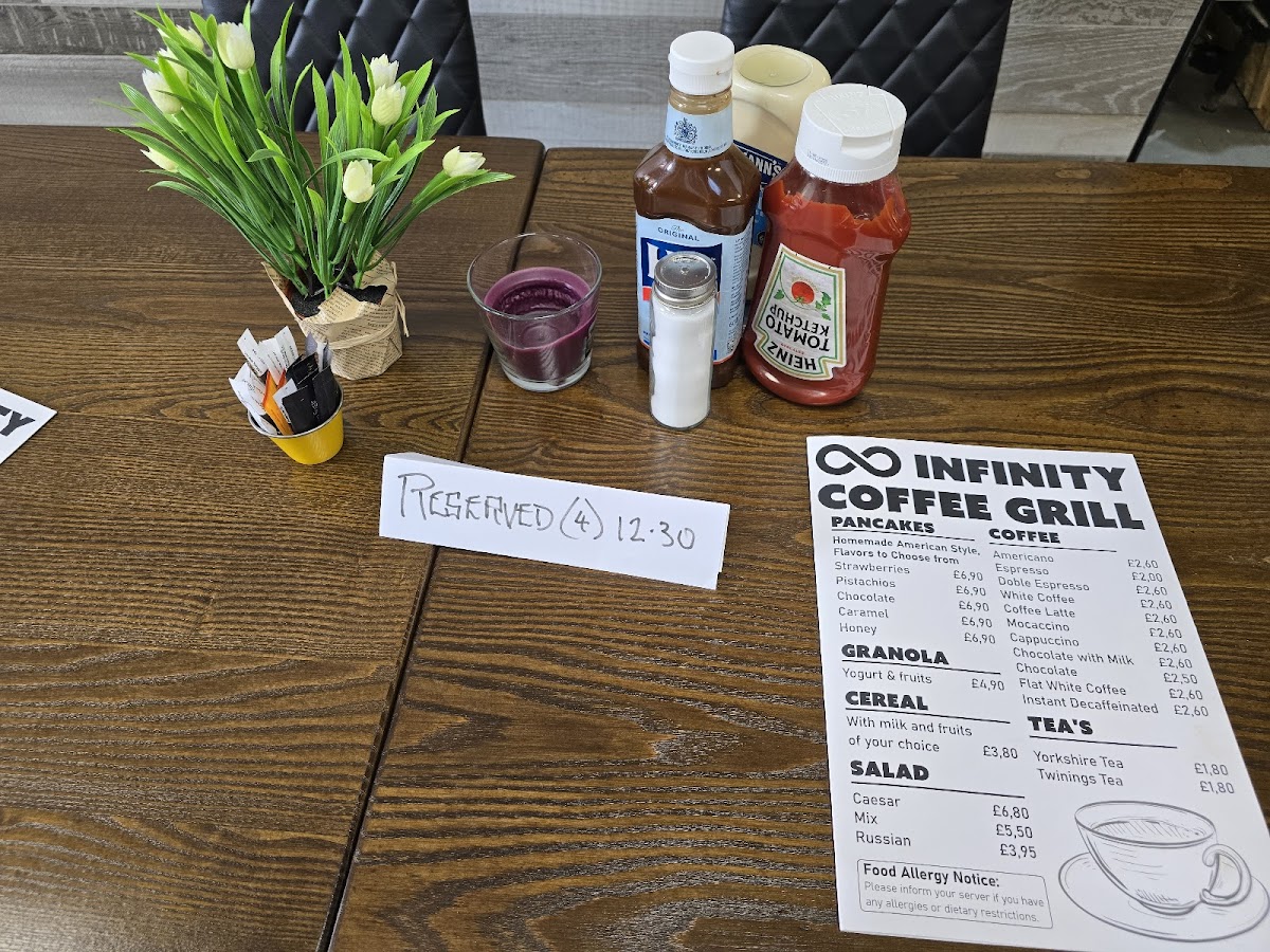Infinity Coffee Grill Photo Menu 5