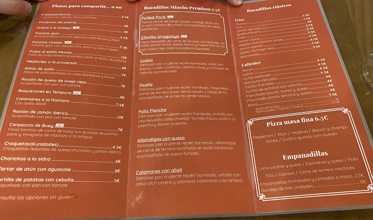 Mincho Bar Pineda Photo Menu 3