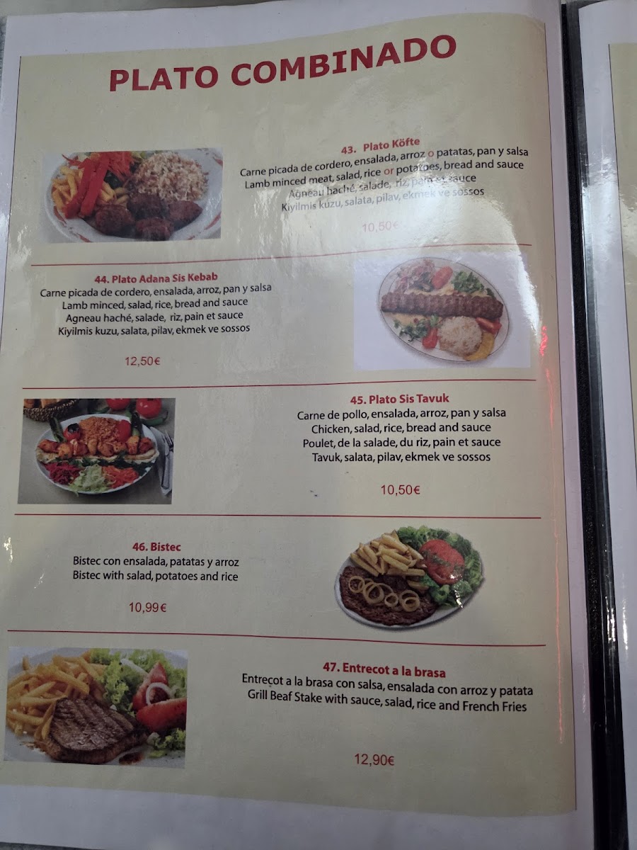 Restaurant Prince a la Turca - HALAL FOOD Photo Menu 1
