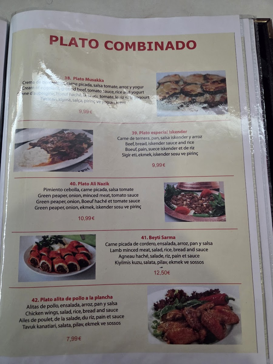 Restaurant Prince a la Turca - HALAL FOOD Photo Menu 2