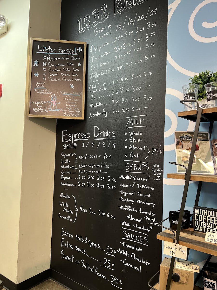 1832 Brew Espresso Bar Photo Menu 4