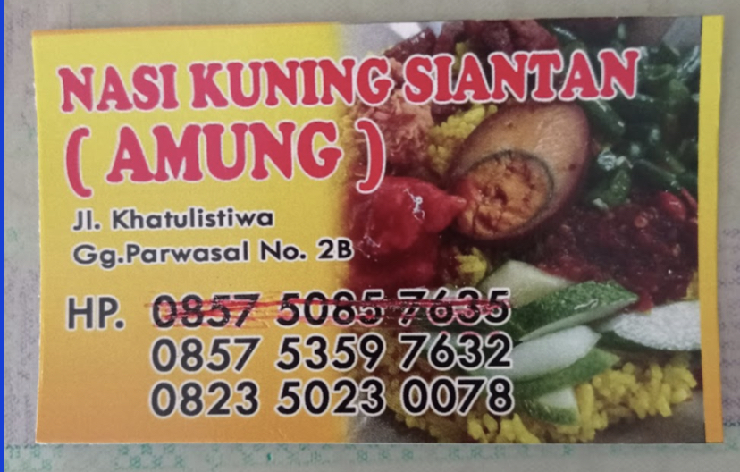 Nasi Kuning Siantan Photo Menu 2