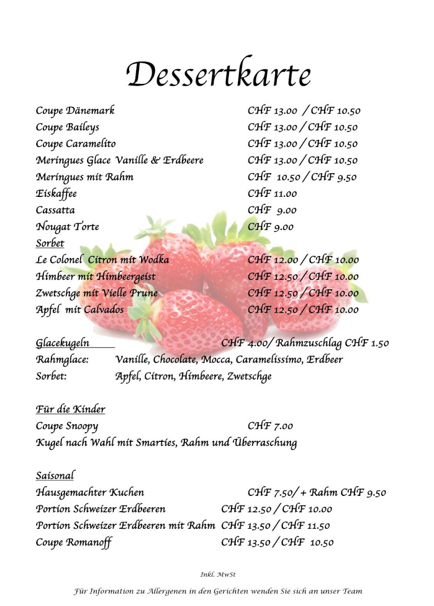 Restaurant Obermühle Photo Menu 1