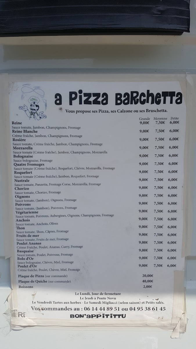 Pizza Barchetta Photo Menu 5