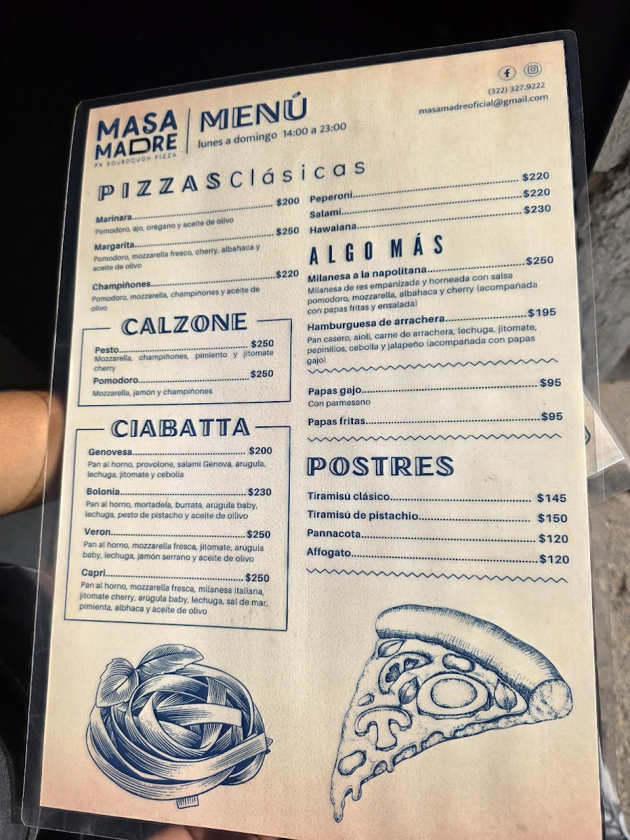 Masa Madre Photo Menu 4
