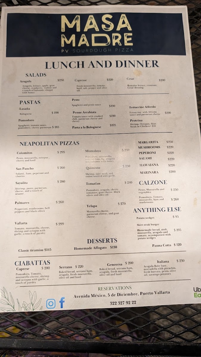Masa Madre Photo Menu 6