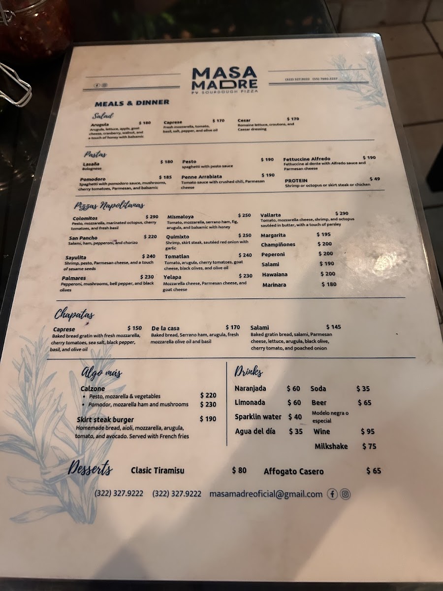 Masa Madre Photo Menu 9