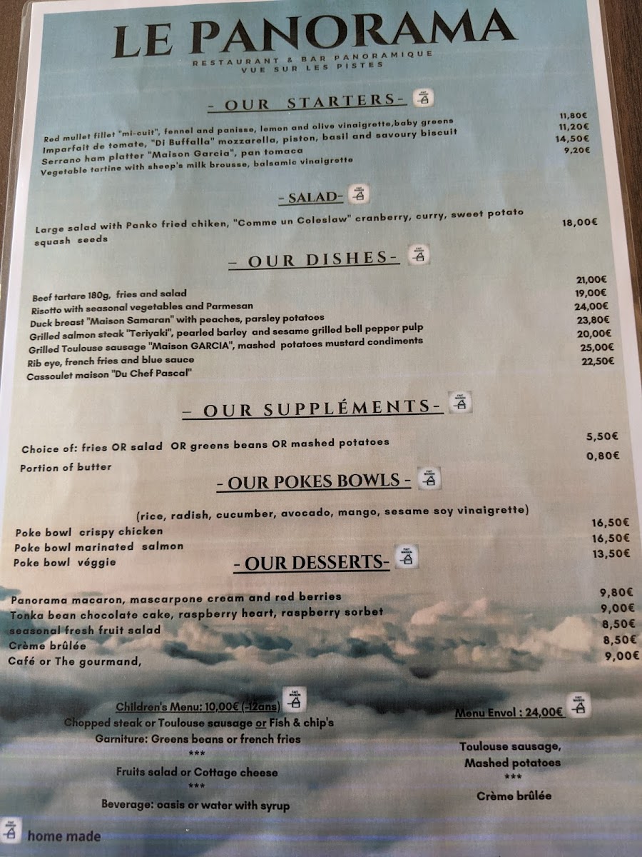 Le Panorama Photo Menu 1