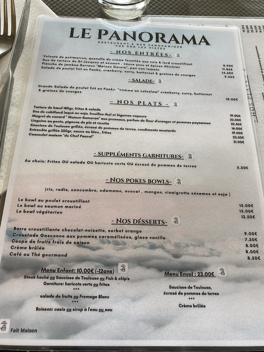 Le Panorama Photo Menu 2