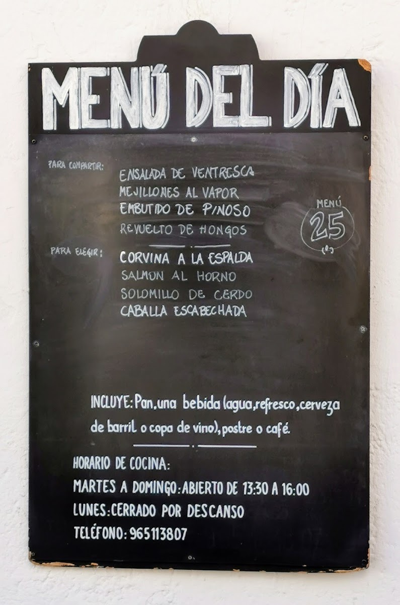 MESÓN MARINERO. Photo Menu 10