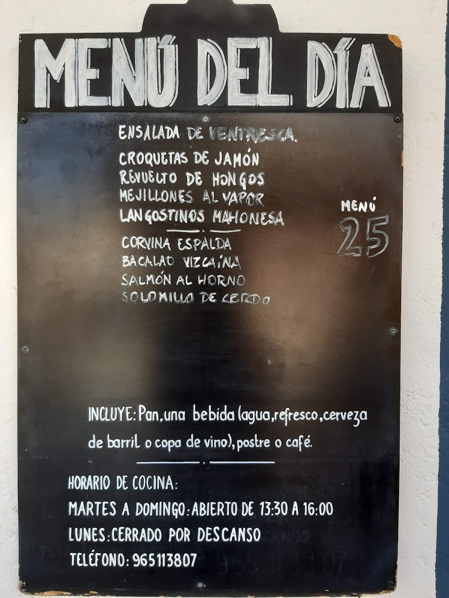MESÓN MARINERO. Photo Menu 8