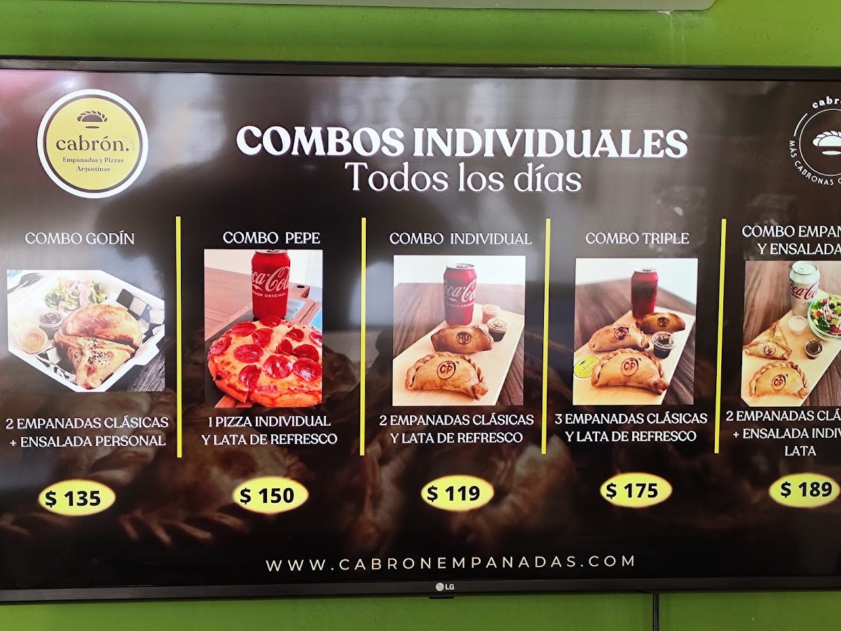 Cabrón Empanadas y Pizzas Argentinas Photo Menu 1
