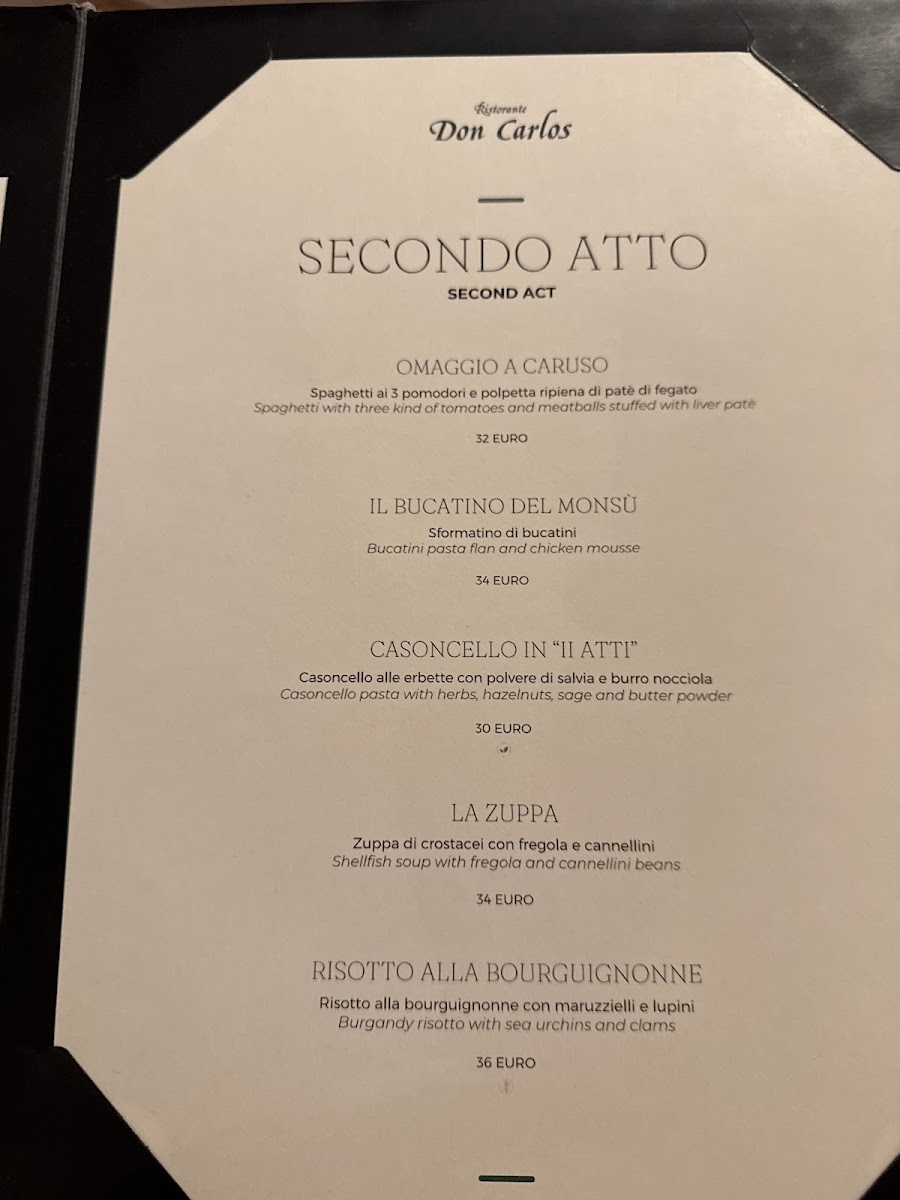 Ristorante Don Carlos Photo Menu 3