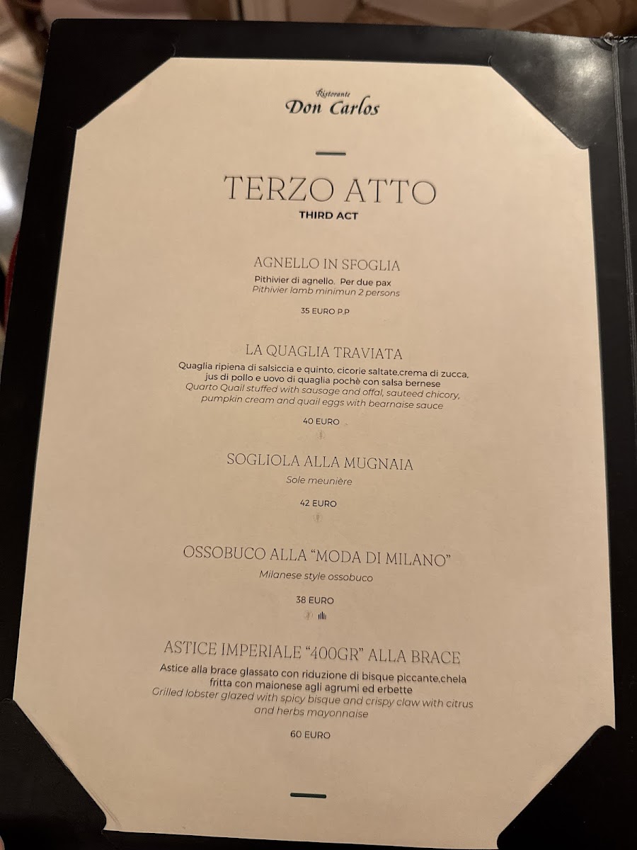 Ristorante Don Carlos Photo Menu 4