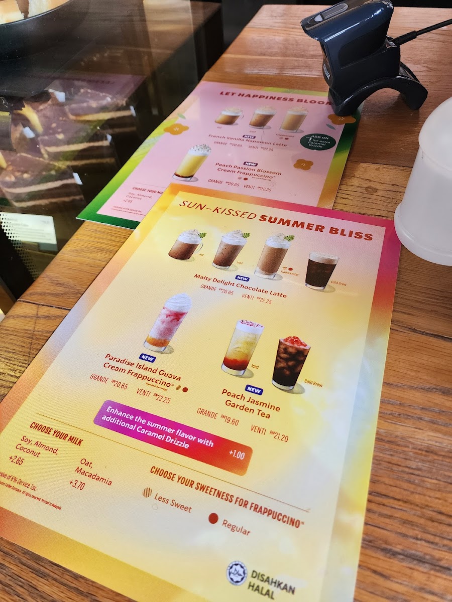 Starbucks DT Malim Jaya Photo Menu 2